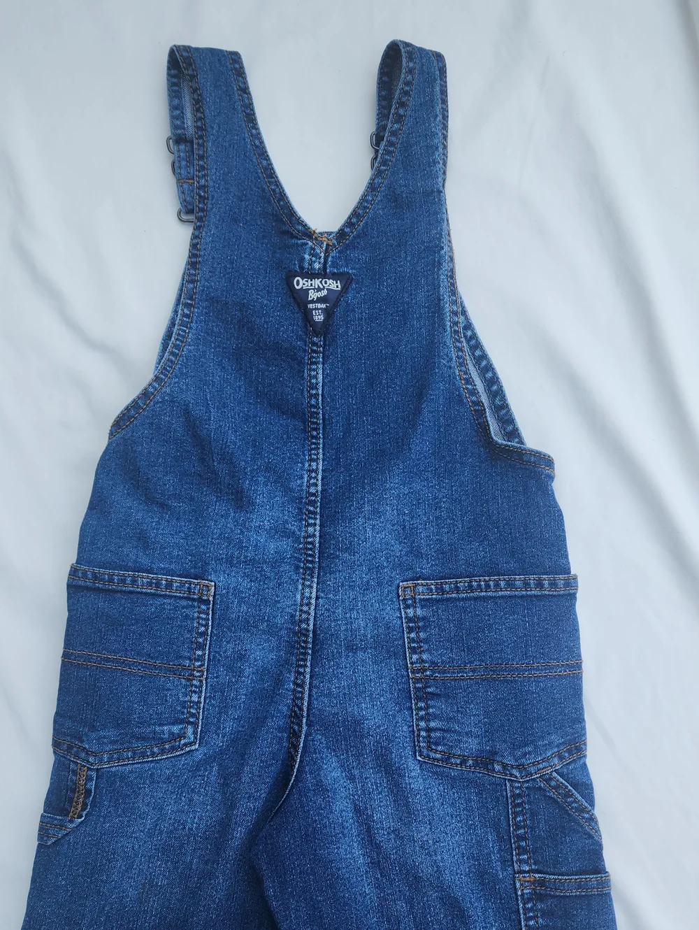 Osh Kosh Bgosh Size 5t Dark Wash Denim Overalls